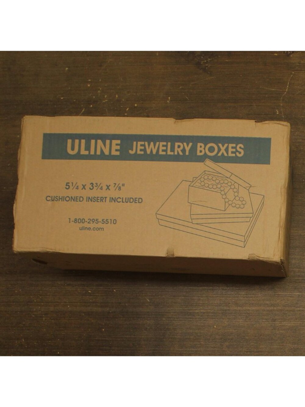 NWT U-LINE Display Packaging Pre Assembled Black Matte 5 1/4" x 3 3/4" x 7/8"
